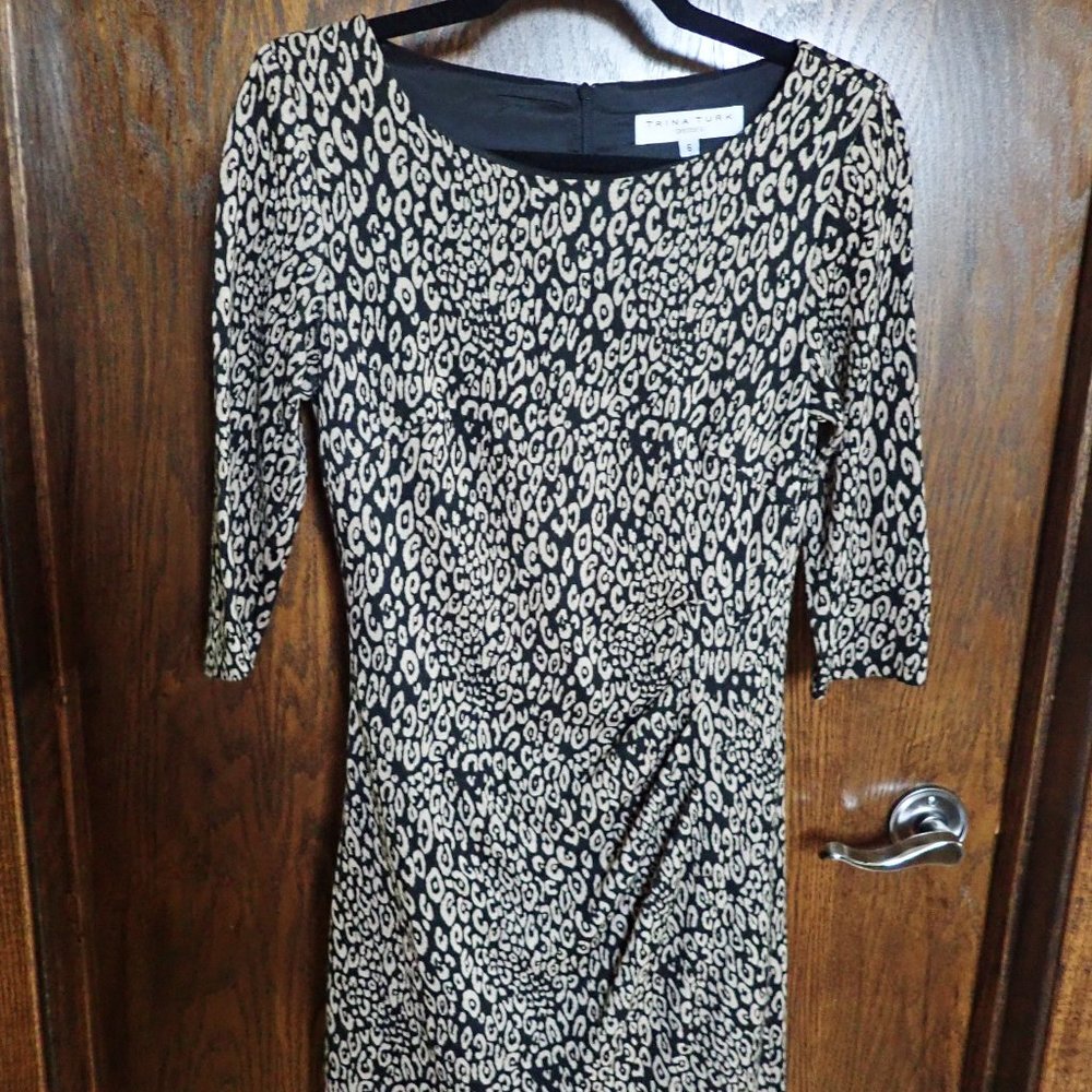 Like new Trina Turk Leopard Print Dress US 6 $50